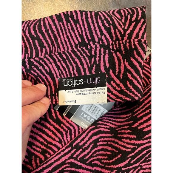 NWT Slim-sation by Multiples Reversible Pull-on Ankle Pants 6 - Picture 12 of 14